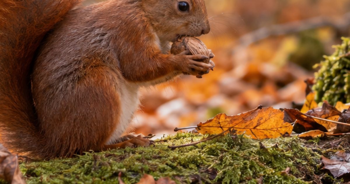 Čo robí veverička na jeseň? Chystá sa na zimu bez spánku