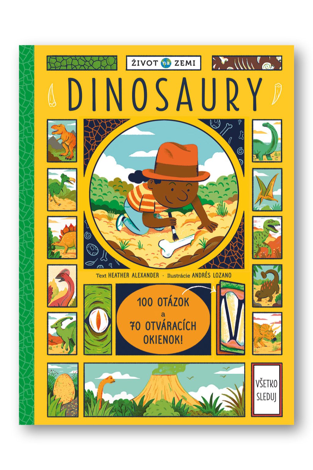 Život na Zemi Dinosaury – 100 otázok a 70 okienok