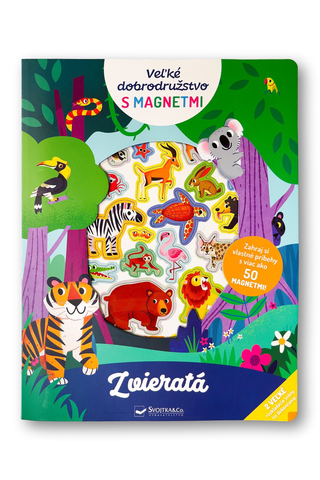 Veľké dobrodružstvo s magnetmi Zvieratá  Ilustrace: Mel Draws