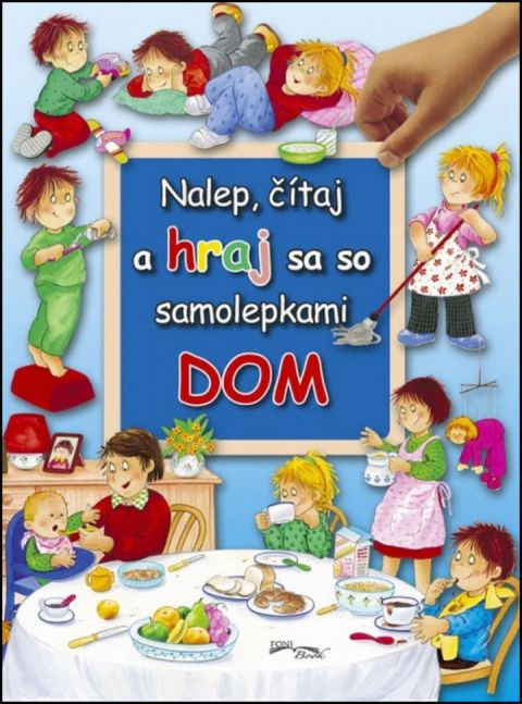 Nalep, čítaj a hraj sa so samolepkami - Dom