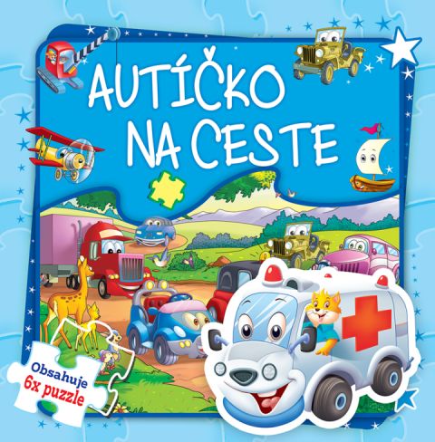 Autíčko na ceste-6x puzzle
