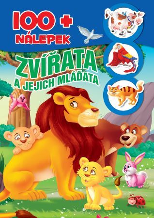 Zvířata a jejich mláďata - 100+nálepek (česky)