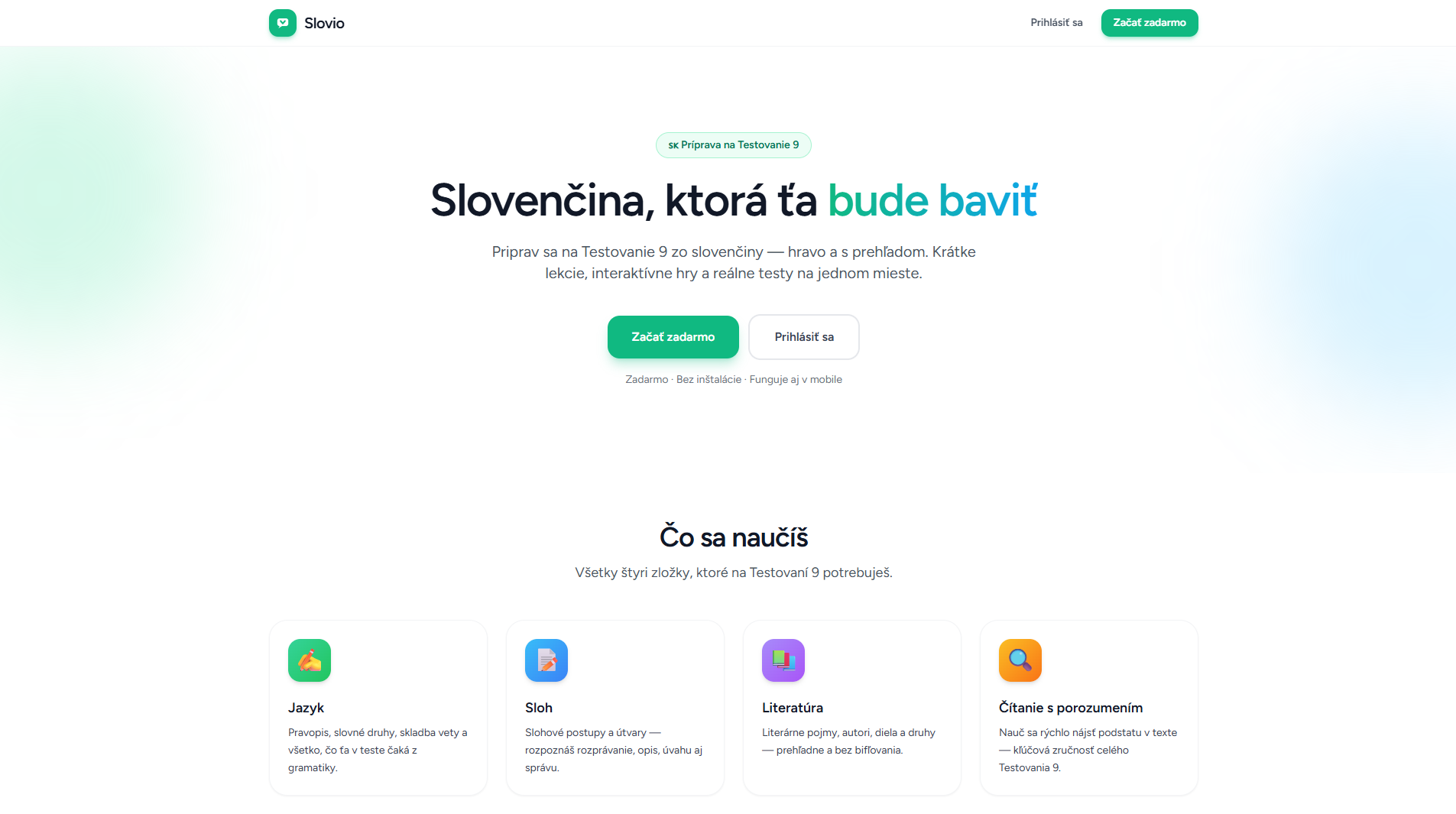 Slovio: slovenčina na Testovanie 9, ktorá deviataka konečne baví